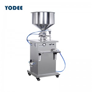 Online Exporter Double Head Liquid Filling Machine - 30ml semi automatic vertical volumetric liquid paste filling machine – YODEE