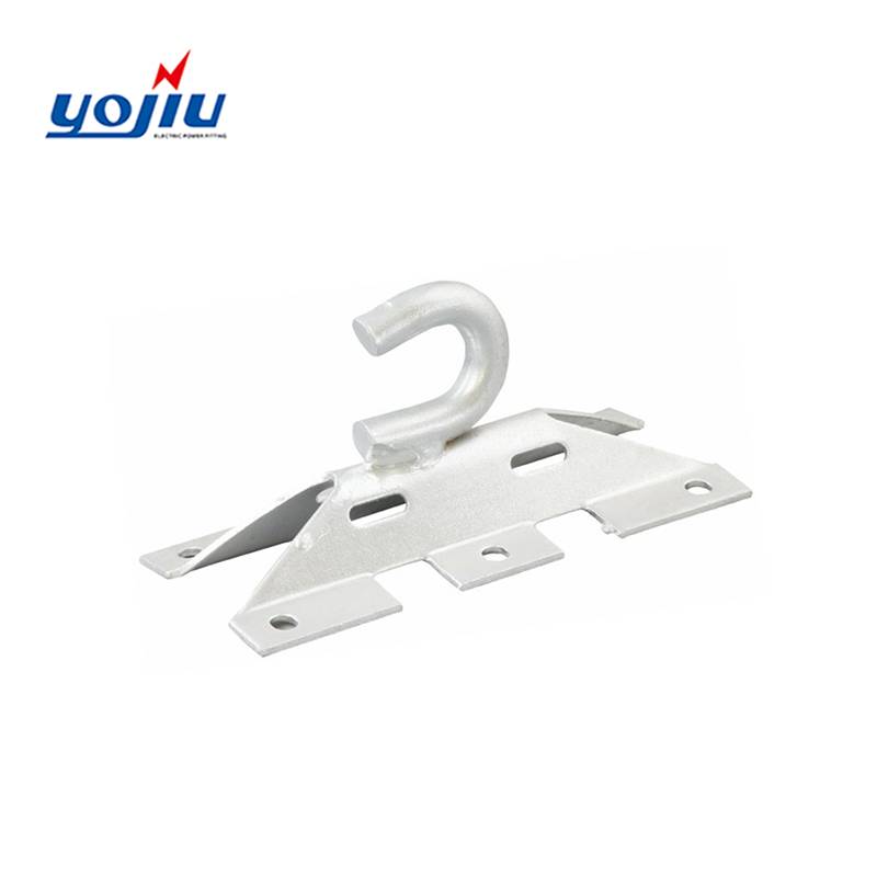 OEM manufacturer Cable Bracket - Power Cable Accessories Hot Galvanizing Steel Hook YJCS16 – Yongjiu