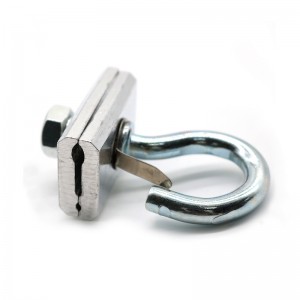 YJ1607 Suspension Span Clamp Two slots hook for FTTH fitting