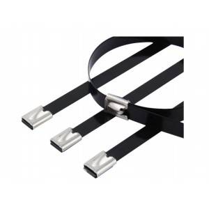 PVC Sprayed Stainless Steel Cable Ties (Ball Lock)