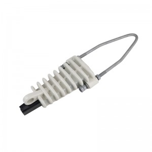 Manufactur standard Custom Aluminum Alloy Fiber Optic Suspension Cable Tension Dead End Clamp