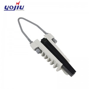 Reasonable price 11-15mm Aerial Strain ADSS Tension Fiber Optic Figure 8 Cable Dead End Clamp FTTH Aluminum Alloy Anchoring Clamp for ABS Cable