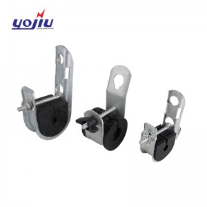 Overhead Line Electric Accessories Steel Pole Install Fiber Cable Suspension Clamp