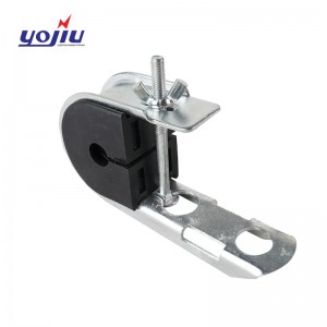 Overhead Line Electric Accessories Steel Pole Install Fiber Cable Suspension Clamp