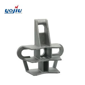 Factory wholesale Cable Piercing Clamp - Aluminum Alloy Pole Support For Optic Fiber Anchor Clamp YJCS1200 And YJCS1300  – Yongjiu