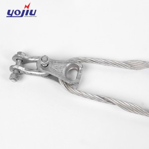 New Arrival China Aerial UV Protect ADSS Opgw Anchor Clamp Tension Clamp Wedge Fibra Ottica Cable Kits Metal Line Fitting Ancoring Dead End Clamp