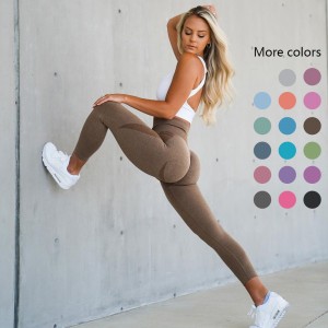 Factory wholesale Crop Top Sports Bra - Hot sale seamless high waist yoga pants fitness clothing gym leggings – Yoke