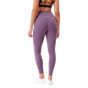 Fitness gym active leggings high waist workout nylon yoga pants for women