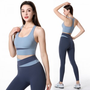 New Arrival Women Sexy Comfort Compression Breathable Gym Fitness Set