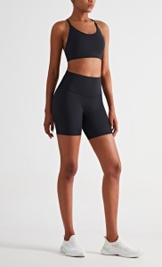Summer Fashion Halter Bra High Waist Shorts Sports Suit Fitness Women Yoga Set