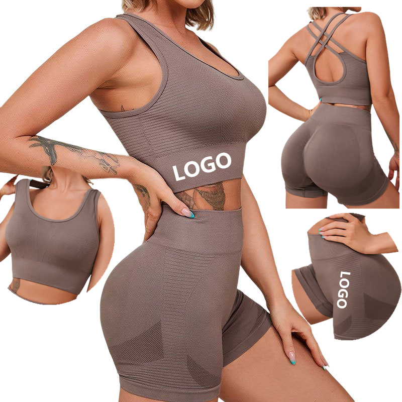 Hot sale Factory Personal Protective Vest – Custom logo women compression biker shorts yoga set – Yoke