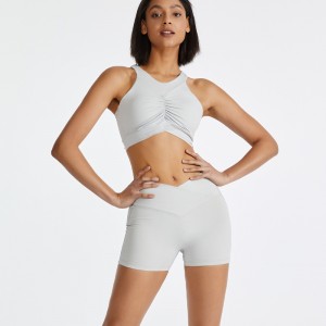 Seamless Yoga Set Fitness Workout Clothes Sportswear Woman Yoga Pants Gym Clothing Shorts