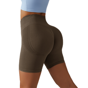 Women’s Seamless Scrunch Shorts High Quality Yoga Shorts with Back scrunch seam