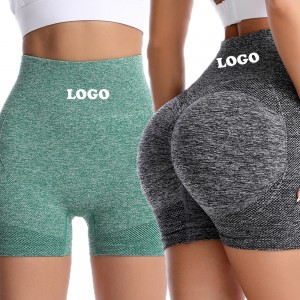 Tie dye scrunch butt shorts sportswear women gym butt lift sports shorts