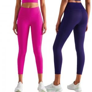 Women compression push up gym fitness pants high waist pocket leggings