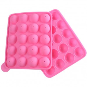 Yongli Cake Pop Maker Chocolate Candy Mold, Silicone Cupcake Molds Chocolate Ice Lattice Bakeware Mould