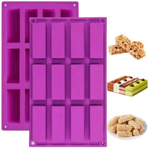 Yongli 12 Cavity Silicone Mould Square 1200 Ml Soap Mold 3 Part Chocolate 3d Animals Molds