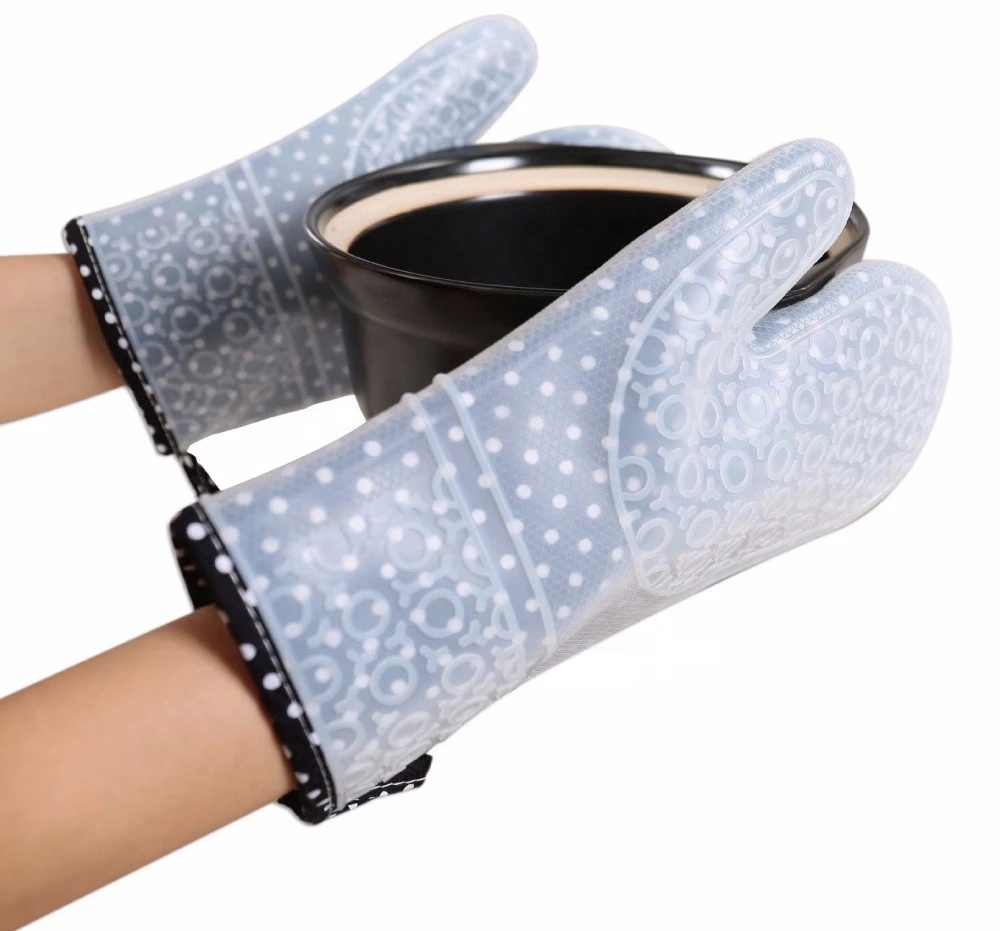 Yongli Cooking Gloves Heat Resistant Silicone Kitchen Hand Gloves Featured Image