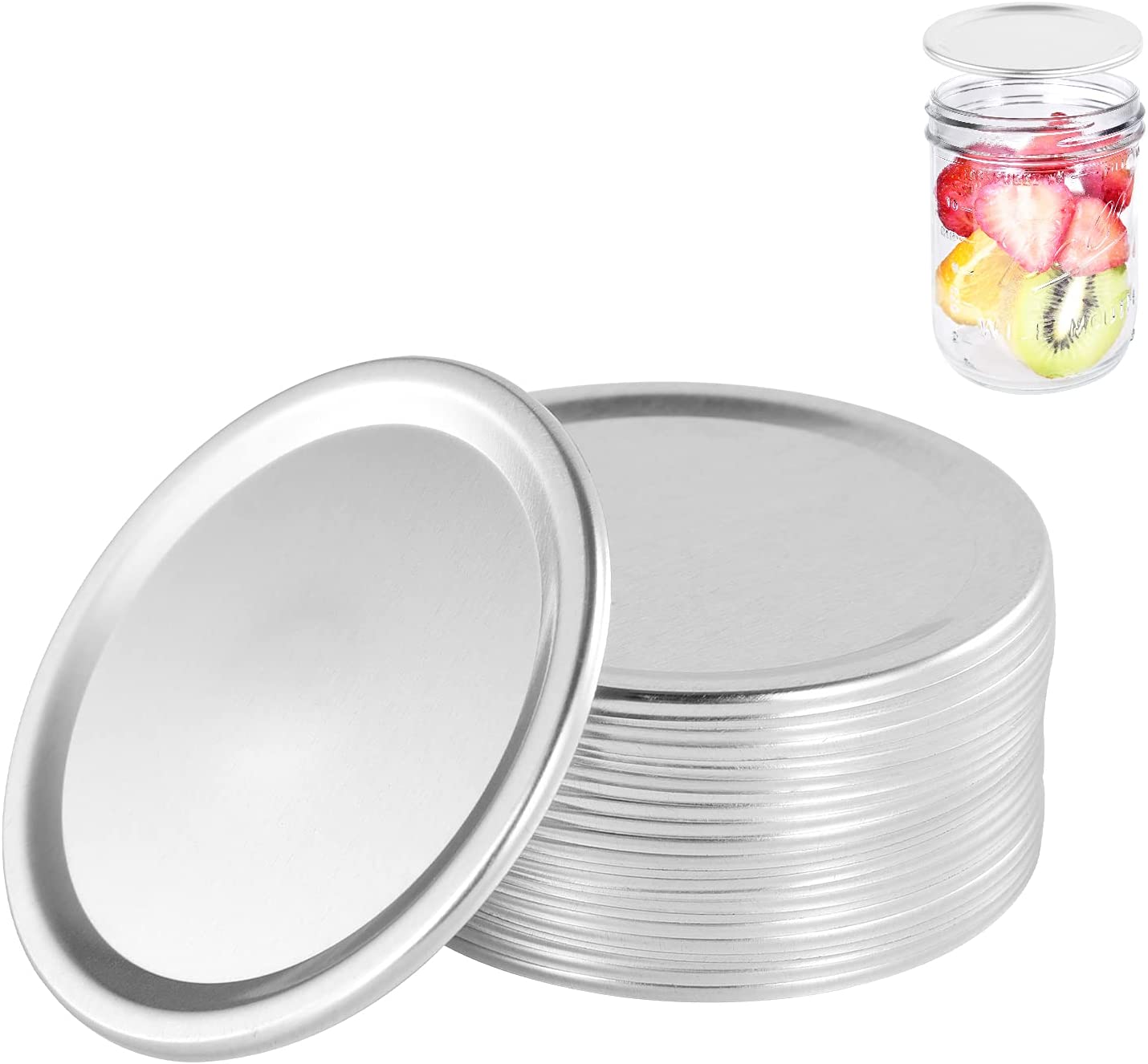 Aluminum Regular Mouth Mason Canning Lids for Jars Featured Image