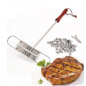 Changeable Letters DIY BBQ Barbeque Branding Iron For Steak