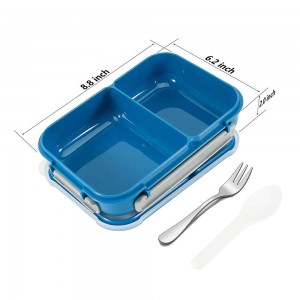 Plastic Bento Lunch Box Leakproof Kids