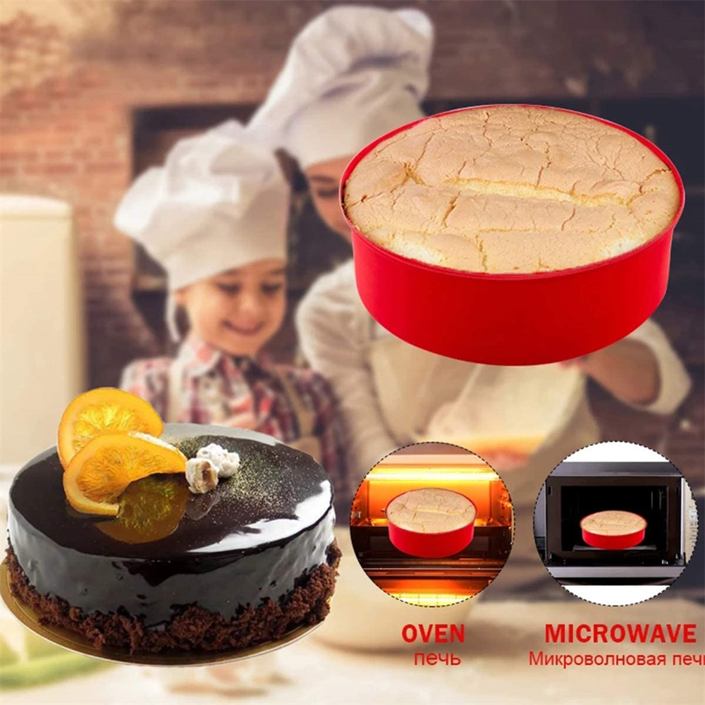 Silicon 6 Inch Cake Tools Moulds Round Shape Featured Image
