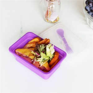 Silicone Food Storage Container With Lid