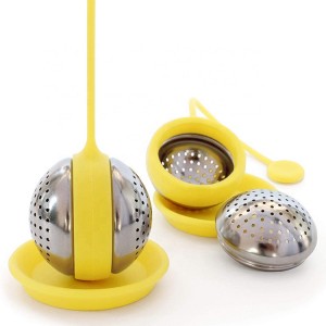 Silicone Stainless Steel Tea Ball Infuser