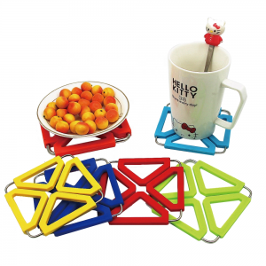 Yongli Foldable Silicone Coaster Round Trivet For Hot Pots