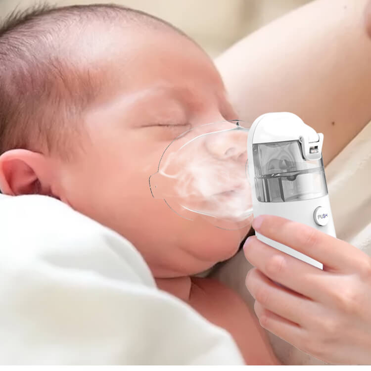 Nebulizer Mudah Alih Untuk Mesin Penyedut Pegang Tangan Bayi Baru Lahir