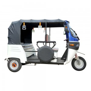 Electric 7 passengers Tuktuk Rickshaw Taxi 1800W
