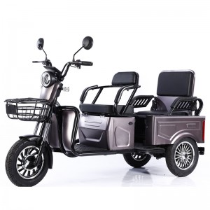 Electric Passenger and Cargo Folding Seat 3 wheels Scooter