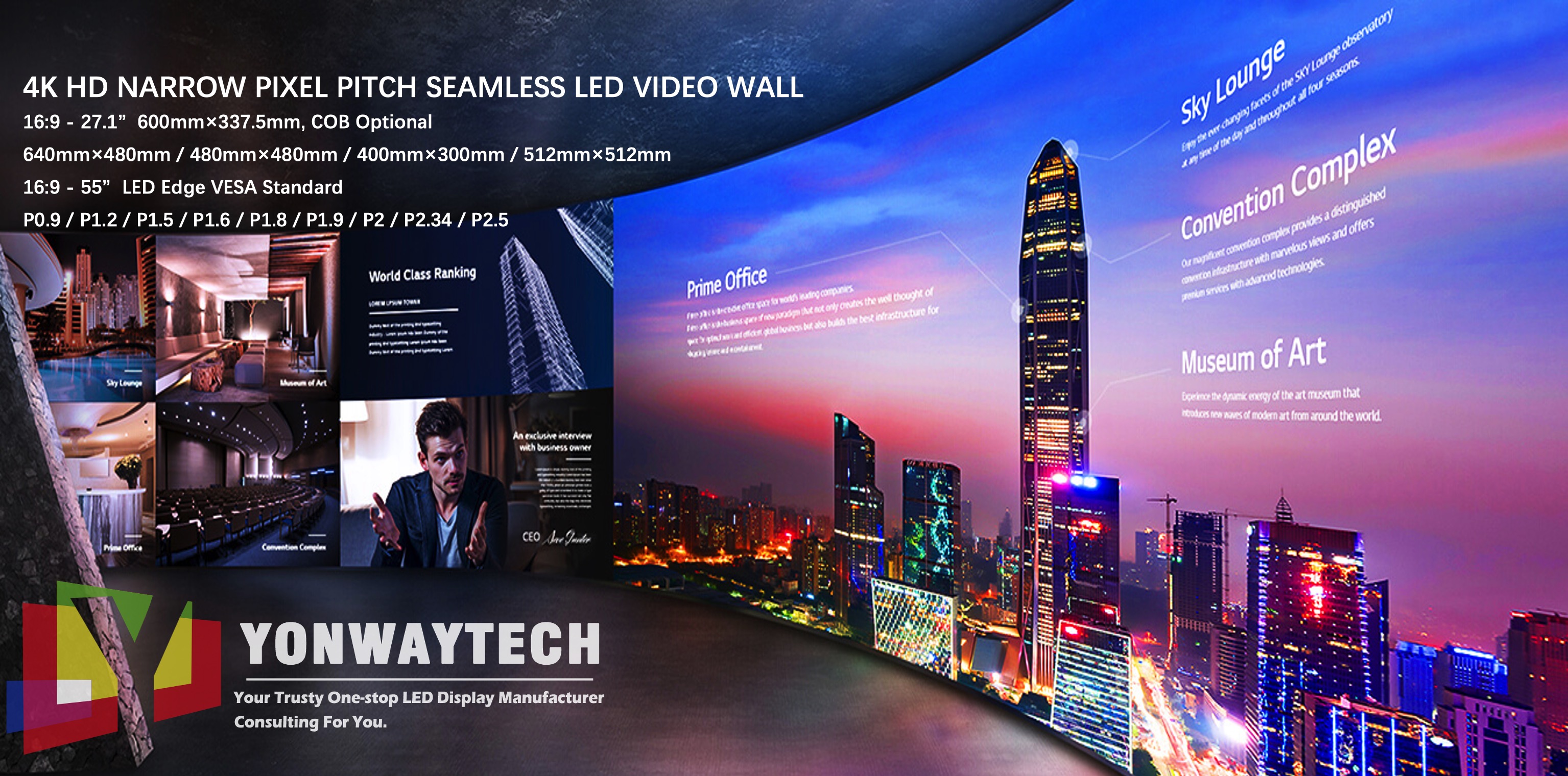 HD LED Display Banner-Yonwaytech LED
