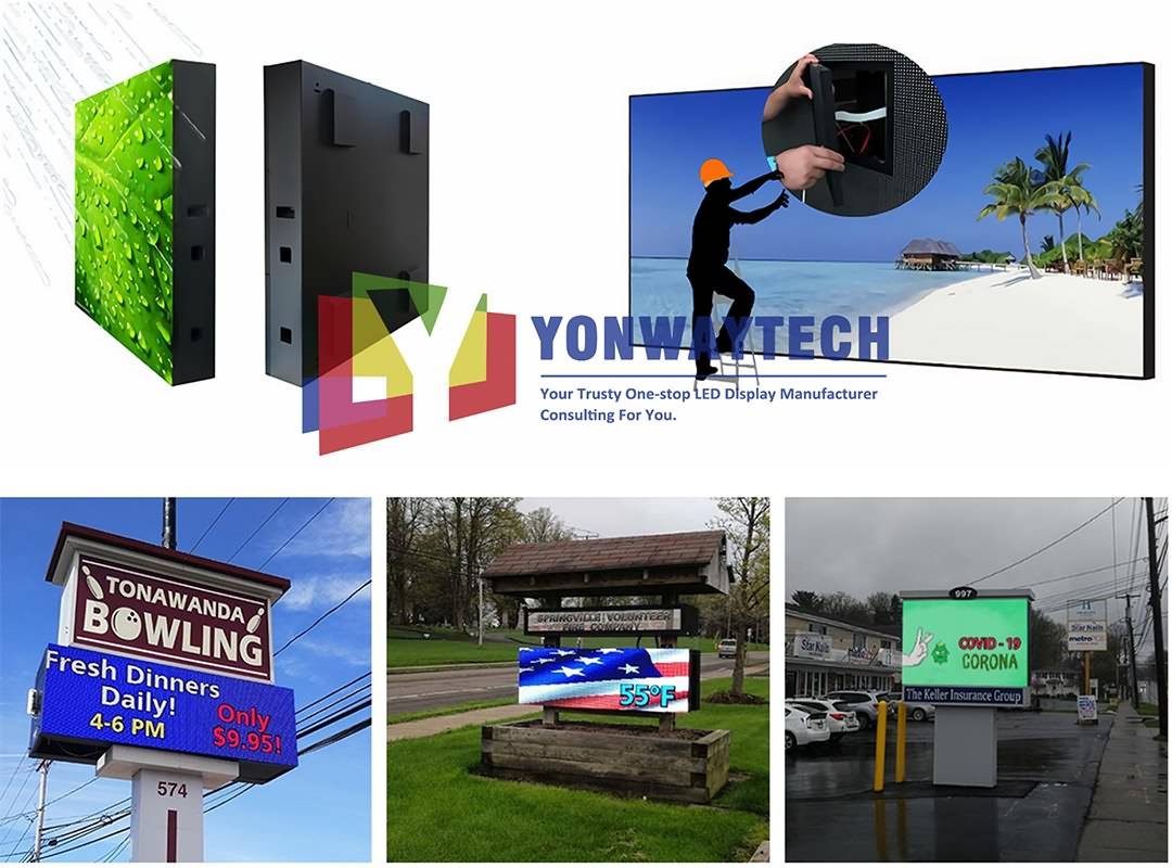 Outdoor Front Maintain LED Display Screen,Advertising Digital Billboard (6)