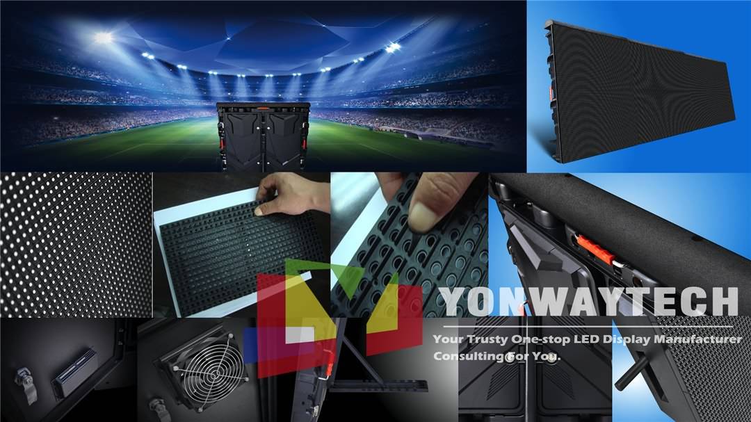 Massive Selection for Led Screen Stage Background - P5 P6.67 P8 P10 P16 Stadium Perimeter Sport LED Display Scoreboard – Yonwaytech detail pictures