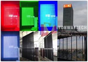 Outdoor Façade Curtain P10.42 P15.625 P31.25 P50 Transparent Advertising LED Screen