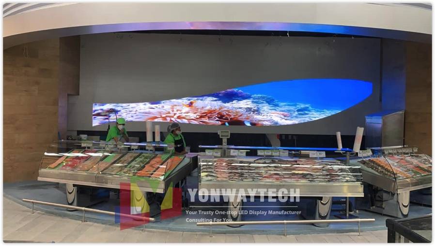 Hot sale Factory Led Wall Hire - Indoor Fixed p2 p2.5 p3 p4 p5 p6 p7.62 Commercial Advertising LED Screen – Yonwaytech