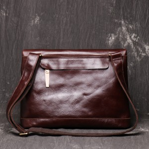 Vintage Style Business Leather Messenger Bag Shoulder Crossbody Bag