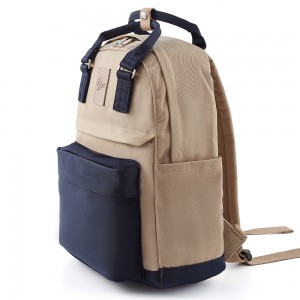 Custom Preppy style girls large capacity nylon backpack tote teenage backpack tote
