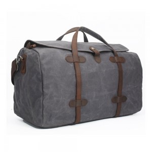 Wholesale Large Capacity Heavy Canvas Weekender Duffel Bag Overnight Travel Bag