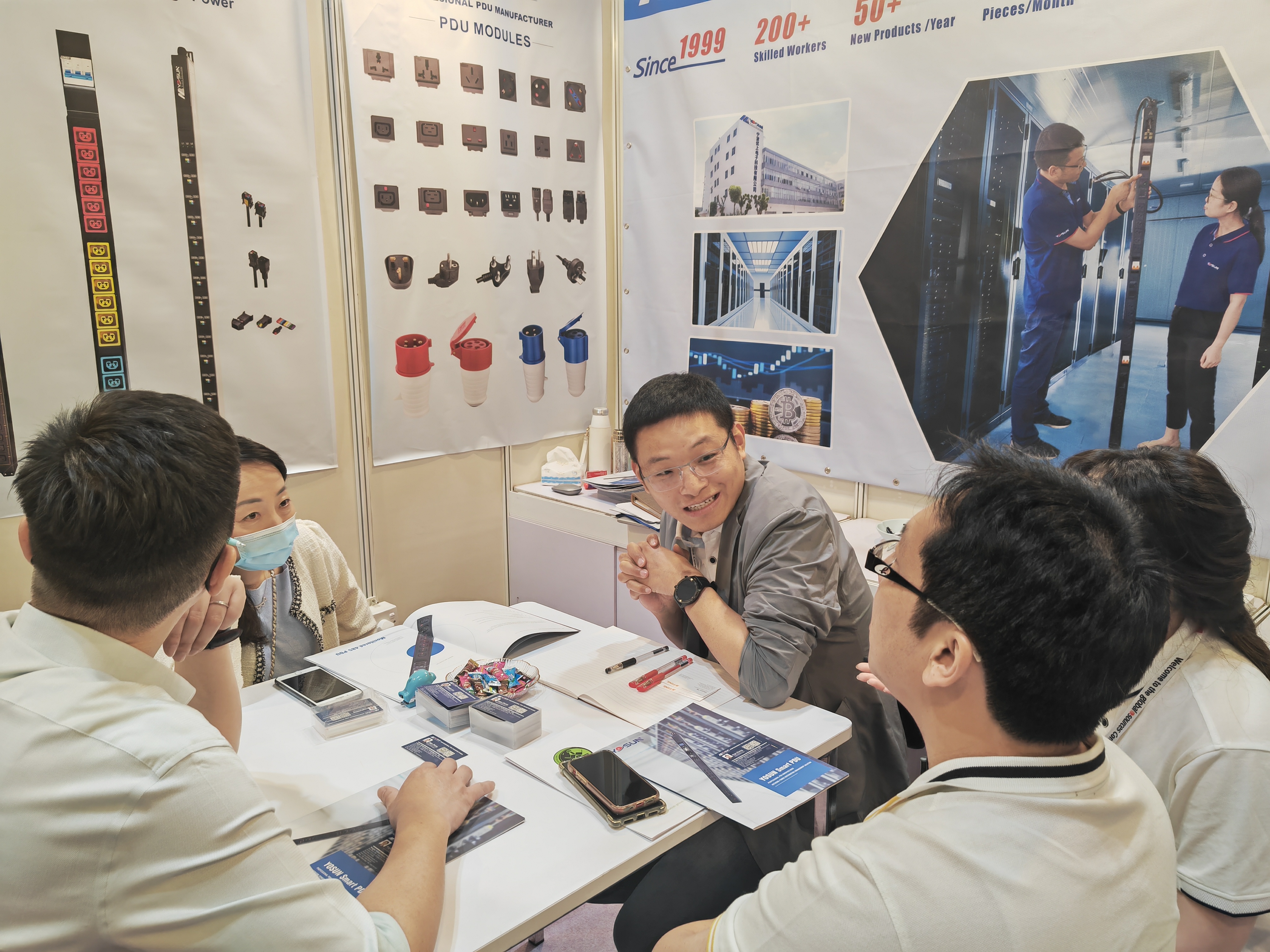 Ningbo YOSUN Electric Technology Co., LTD קיבלה משוב מצוין בתערוכת המקור העולמי של הונג קונג