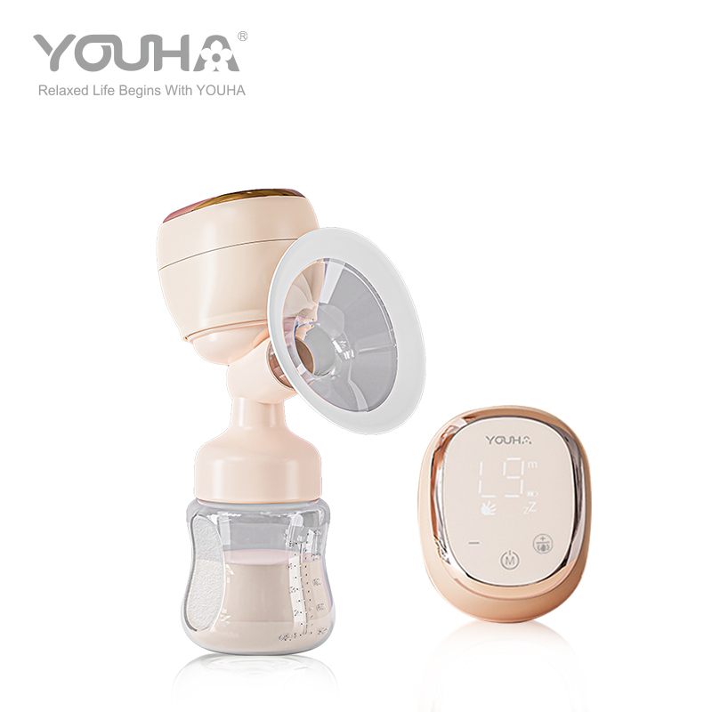 China wholesale Double Breast Pump Factory –  YH-8017 AIO All-In-One Electric Breast Pump and Lactation Massager – YOUHE