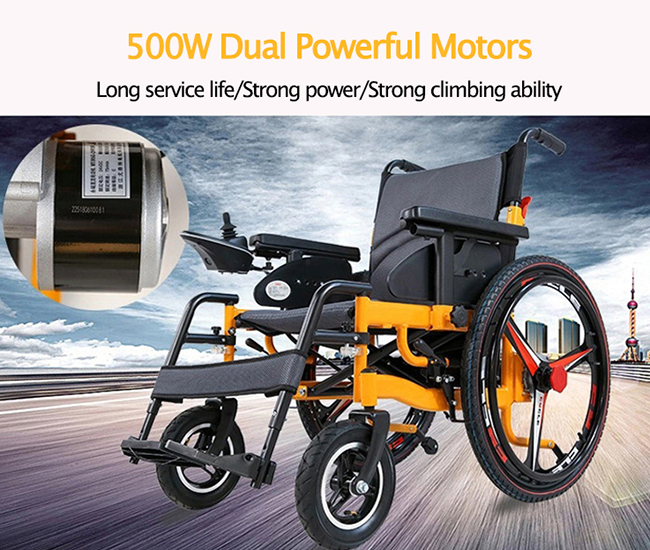 How to prevent the electric wheelchair from running out of power halfway through driving and stopping?