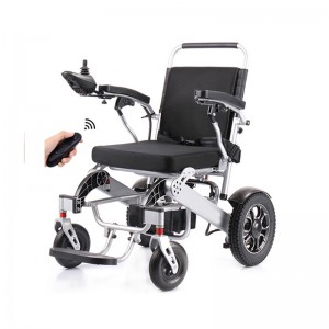 China wholesale Fold Travel Lightweight Electric Wheelchair Medical Mobility Aid Power Wheelchair Factories –  Amazon hot sale lightweight electric wheelchair for the elderly and disabled mo...