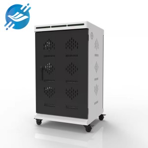 10U 19 inch Rack mount box IP54 cabinet waterproof SK-185F wall or pole mounted metal enclosure with fan| Youlian