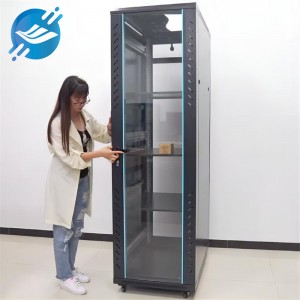 Armário de rede de servidor de equipamentos de informática 42u gabinete de pé de 19 polegadas