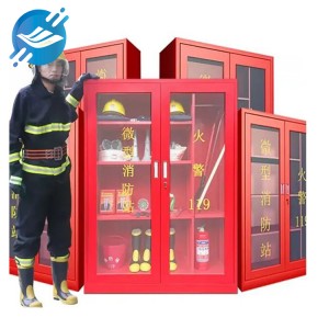 Tovární přímé kovové ocelové vybavení hasiče Bezpečnostní skříň Hasicí přístroj Skříňka na obleky|Youlian