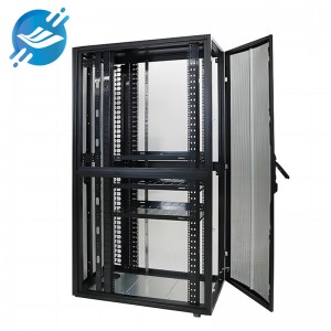 စွမ်းဆောင်ရည်မြင့် Spcc Data Center Rack Server Cabinet Telecom 47u Network Cabinet