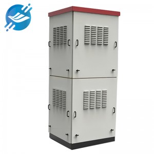 ຕູ້ແຈກຈ່າຍກາງແຈ້ງ Waterproof Portable Temperature Power Control Cabinet