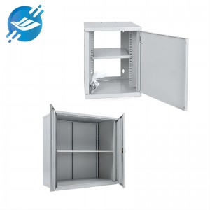 Outdoor stainless steel 24U waterproof network equipment cabinet